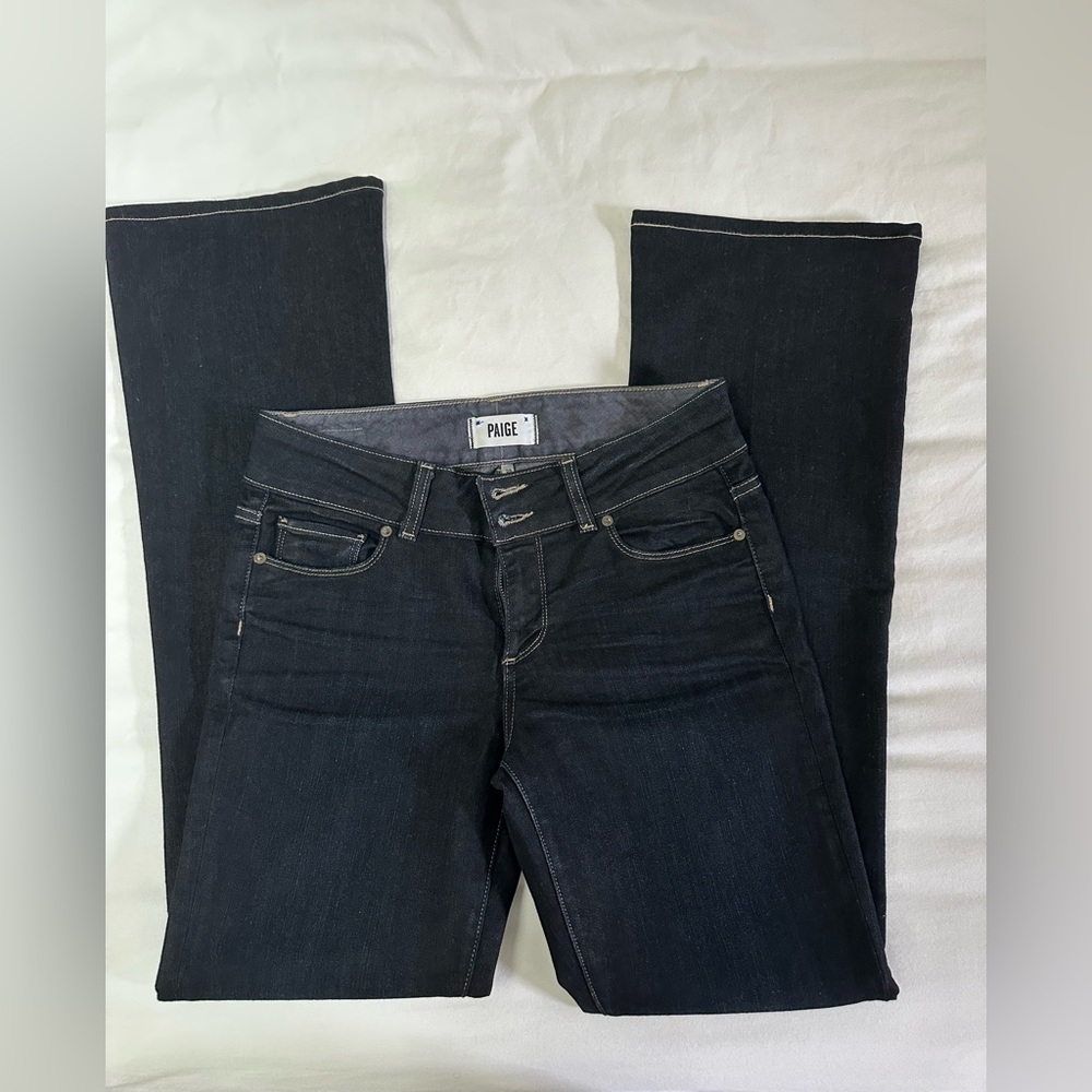 PAIGE Hidden Hills boot cut Women’s Denim dark wash (Size 28)
